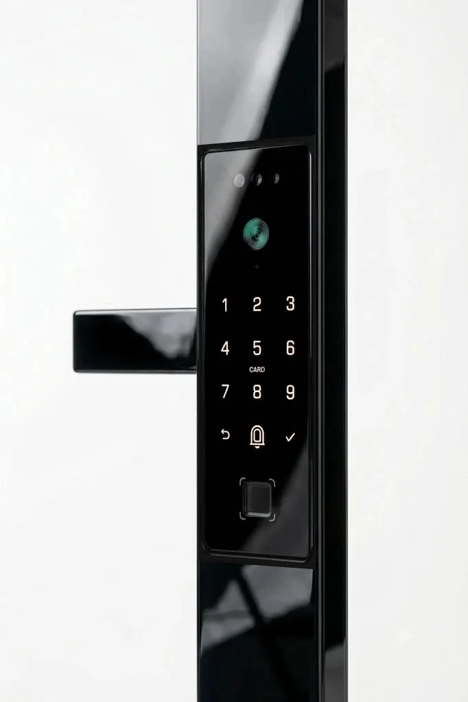 Комплект BRIDGE Арт. 70×30 СТЕКЛО MYLOCK ML-08, L-1800 — система доступа для узкопрофильных дверей под ключ